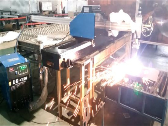Преносима металорежеща машина с плазмено рязане CNC с пламък за неръждаема стомана, въглеродна стомана и евтини компоненти