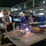 Китайски доставчик CNC плазмено рязане машина тип портален тип