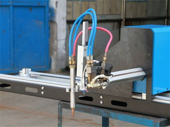 Метална обработка на кислород-горивен газ преносими CNC плазмено рязане машина