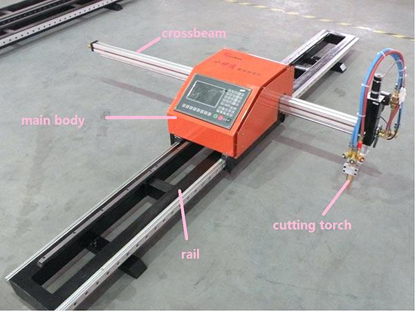 Нов продукт CNC плазмено рязане машина метален лист 1200 * 1200 мм работна площ